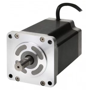 04K-S525(W) Шаговый двигатель 0,4 kgf.cm, 5 выводов, 0,75 А, с 2-ст. выступающим валом,  S24 X L46.6,  24VDC/0,75А